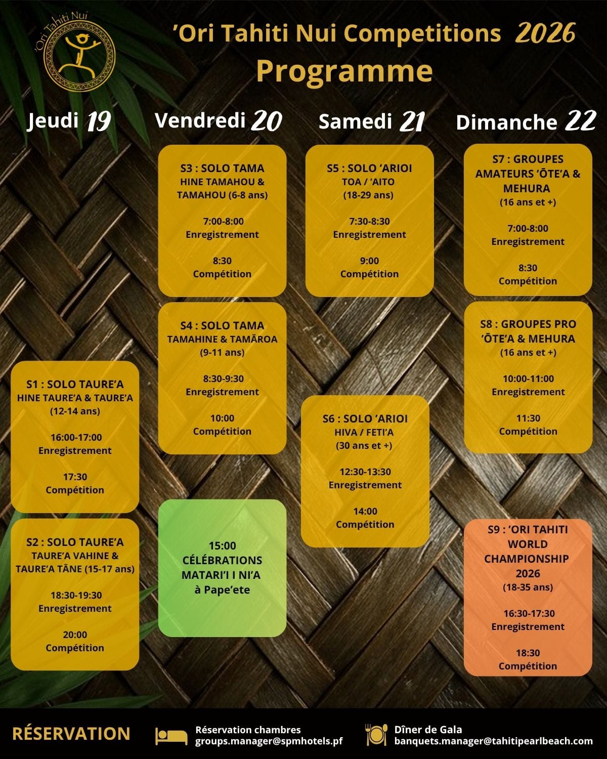 programme-otnc-2026-fr Programme 'Ori Tahiti Nui Competitions & World Championship 2026